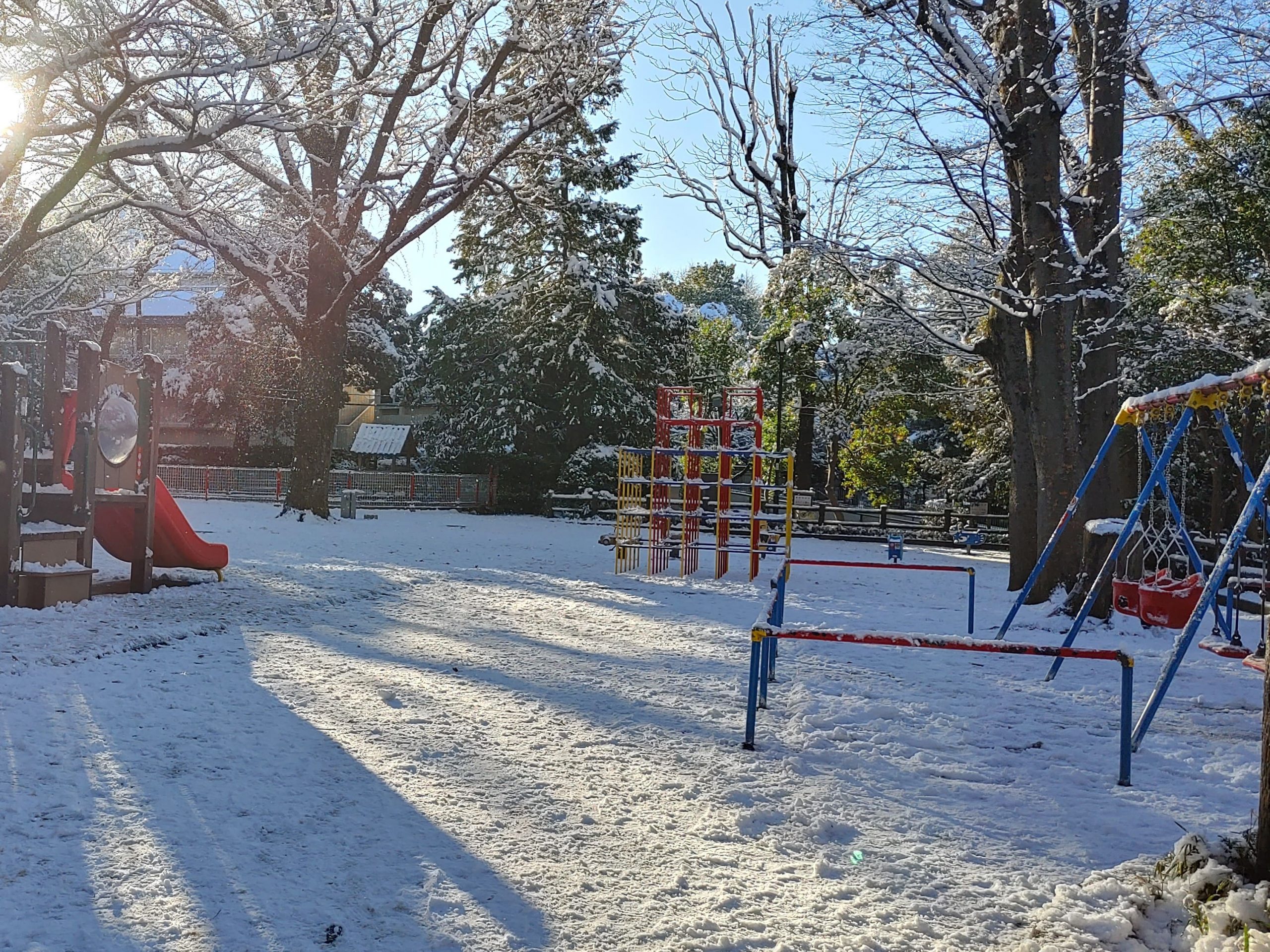 1月 雪の児童コーナー